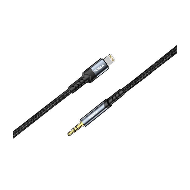 کابل تبدیل لایتنینگ به AUX هیسکا مدل W26 طول 1 متر